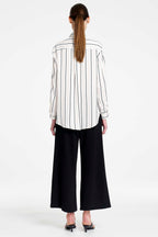 Crop Suit Pant in Black