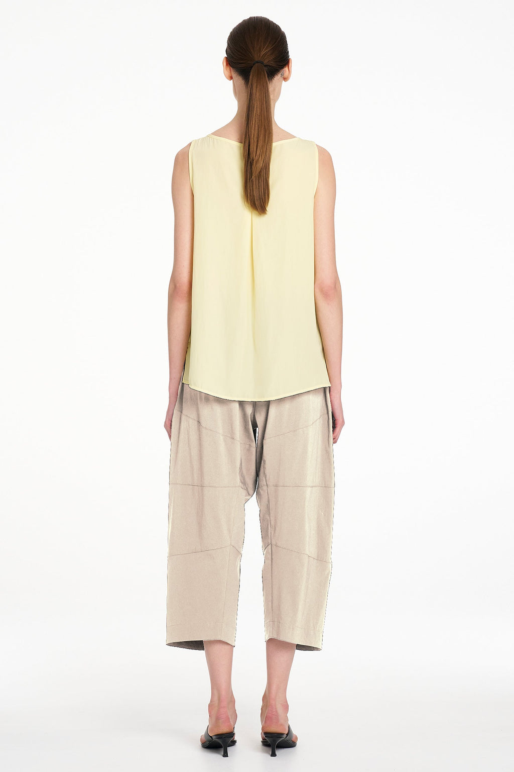 Cropped Tuscan Pant in Hay