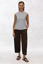 Cross Pant in Fudge