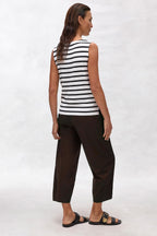 Cross Pant in Fudge