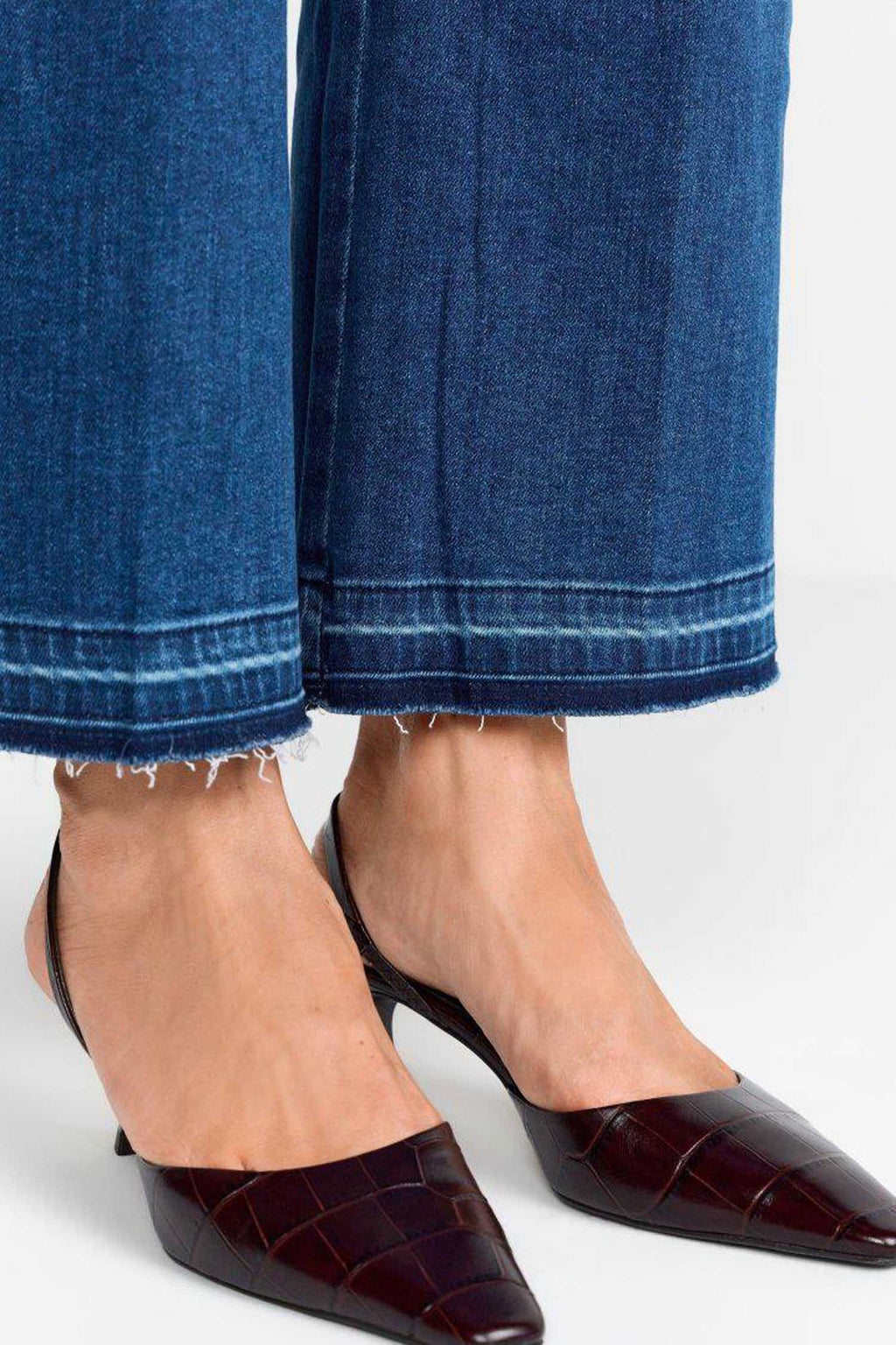 Culotte Deep Blue Denim in Denim Blue