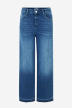 Culotte Deep Blue Denim in Denim Blue