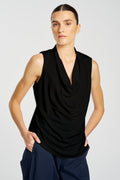 Drape Shell in Black