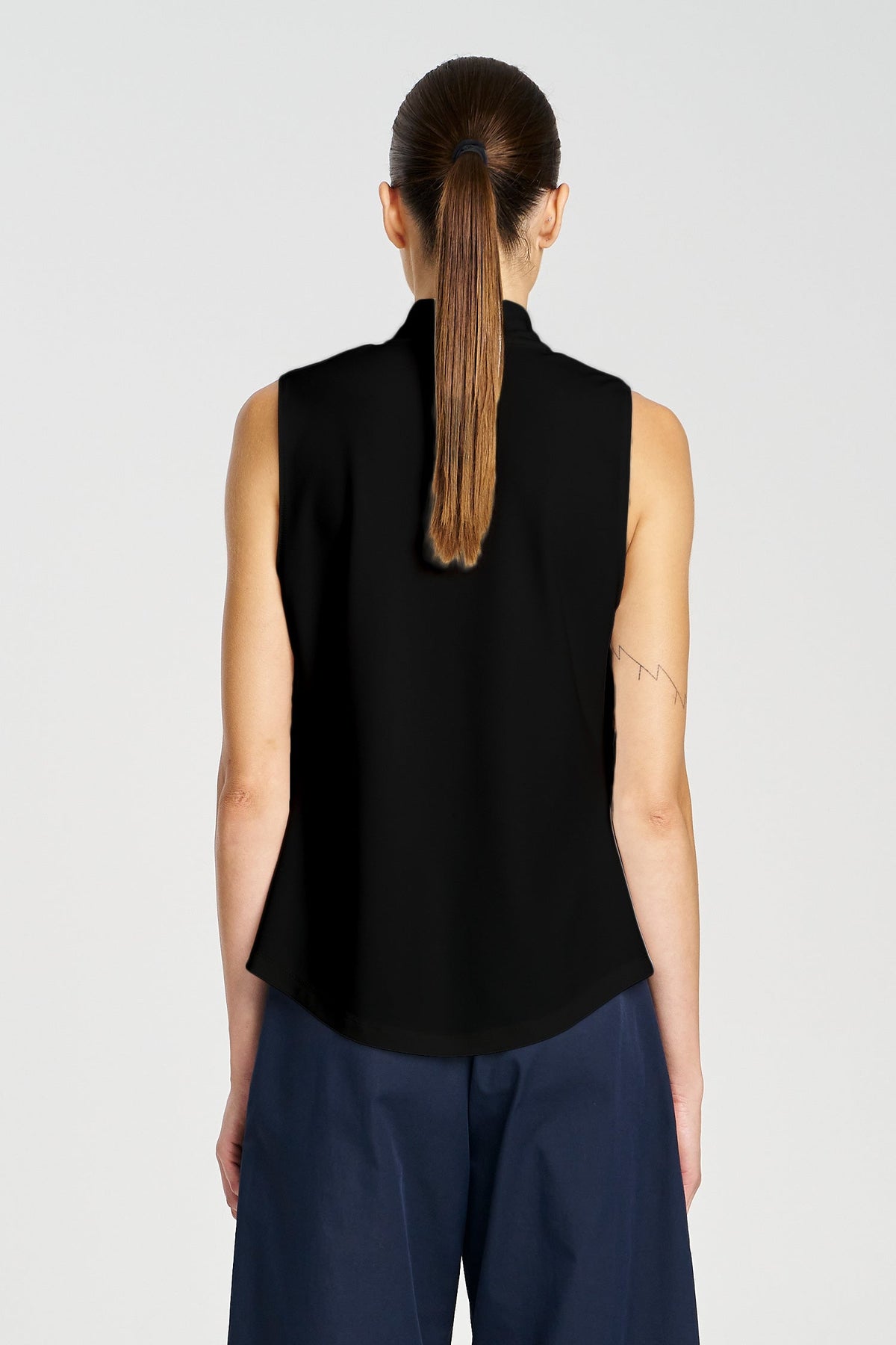Drape Shell in Black