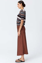 Dahlia Knit Polo in Multistripe
