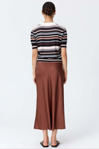 Dahlia Knit Polo in Multistripe