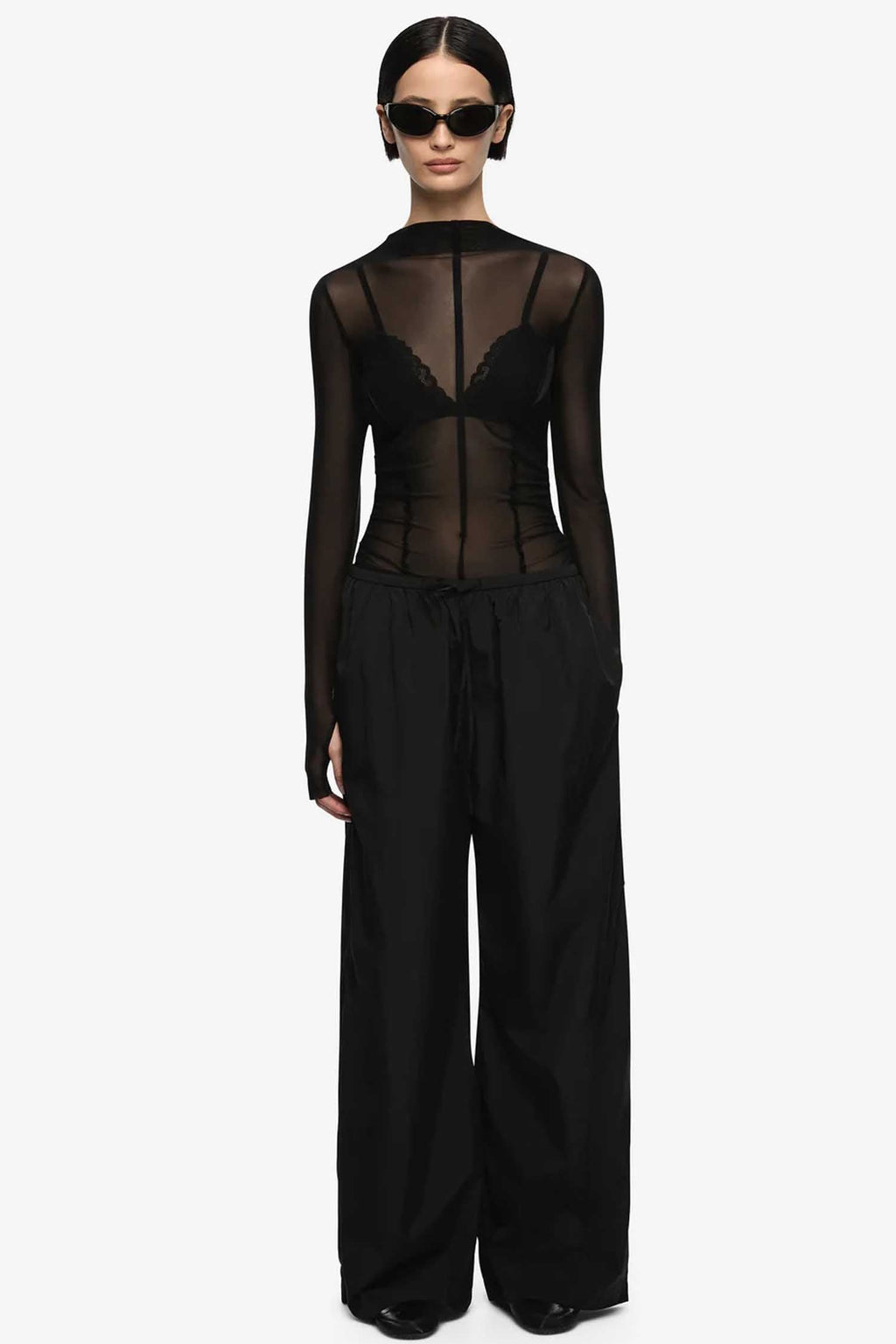 Delila LS Top in Black