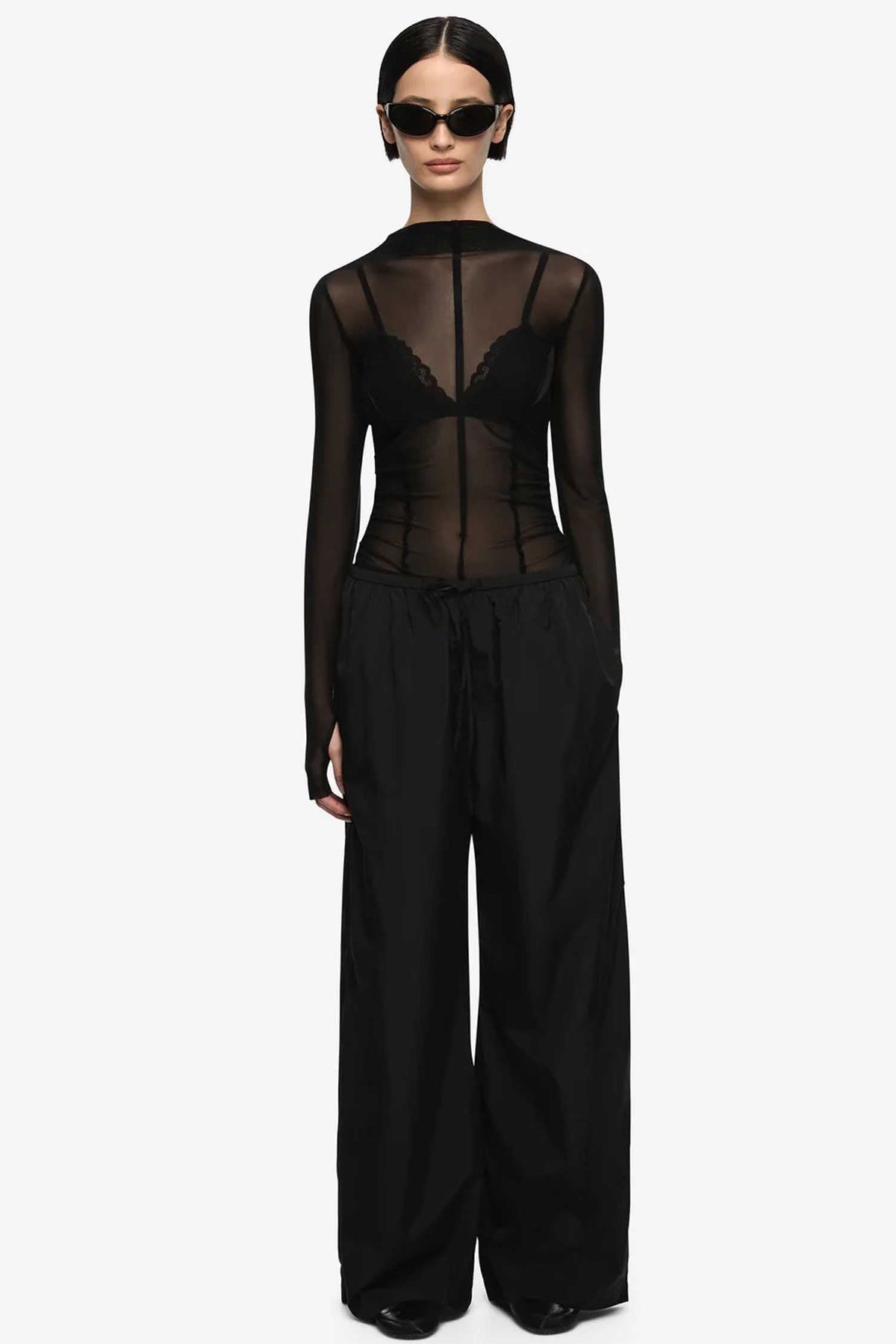 Delila LS Top in Black