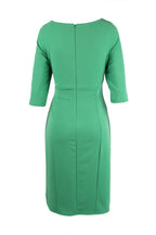 Demi 3/4 Sleeved Dress in Green