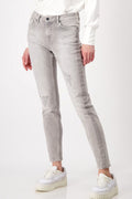 Destroyed Jeans w Contrast Stripes | FINAL SALE
