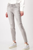 Destroyed Jeans w Contrast Stripes | FINAL SALE