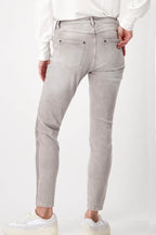 Destroyed Jeans w Contrast Stripes | FINAL SALE