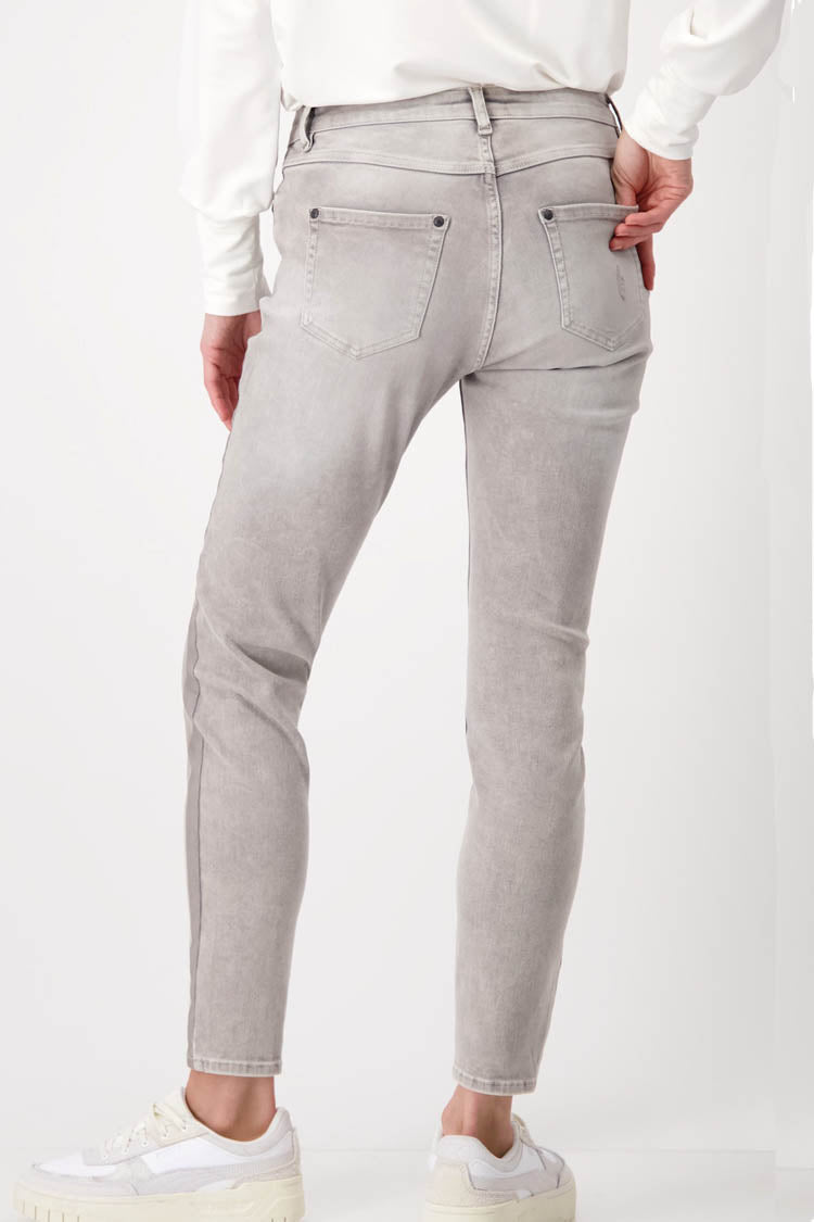 Destroyed Jeans w Contrast Stripes | FINAL SALE