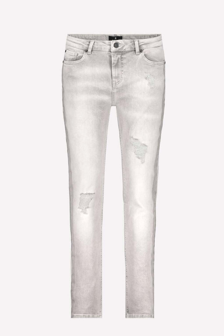 Destroyed Jeans w Contrast Stripes | FINAL SALE