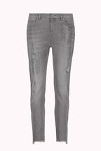 Destroyed Jeans w Rhinestones in Grey | FINAL SALE