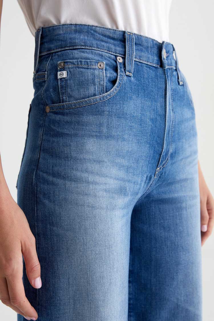 Deven High-rise Ultra Wide Leg Jeans - Runway