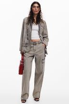 Distressed Denim Blazer | FINAL SALE