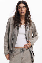 Distressed Denim Blazer | FINAL SALE