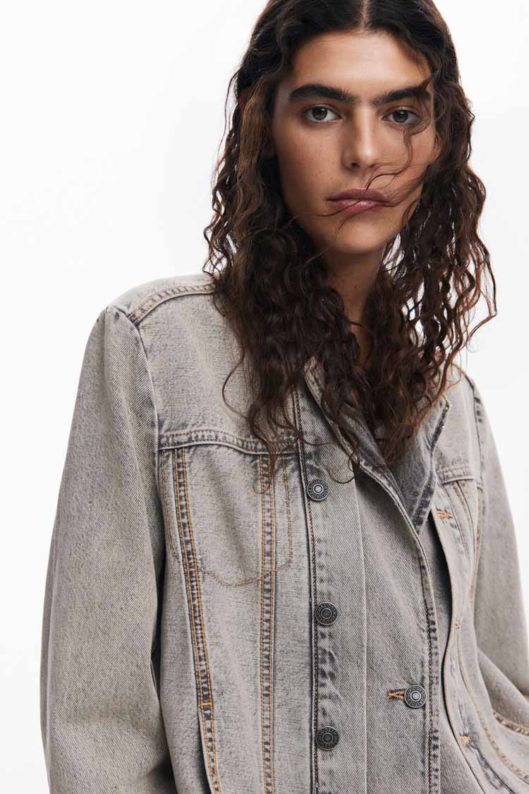 Distressed Denim Blazer | FINAL SALE