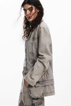 Distressed Denim Blazer | FINAL SALE