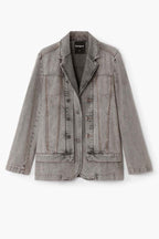 Distressed Denim Blazer | FINAL SALE
