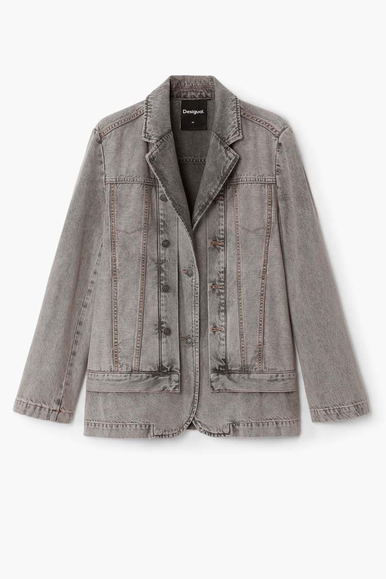 Distressed Denim Blazer | FINAL SALE