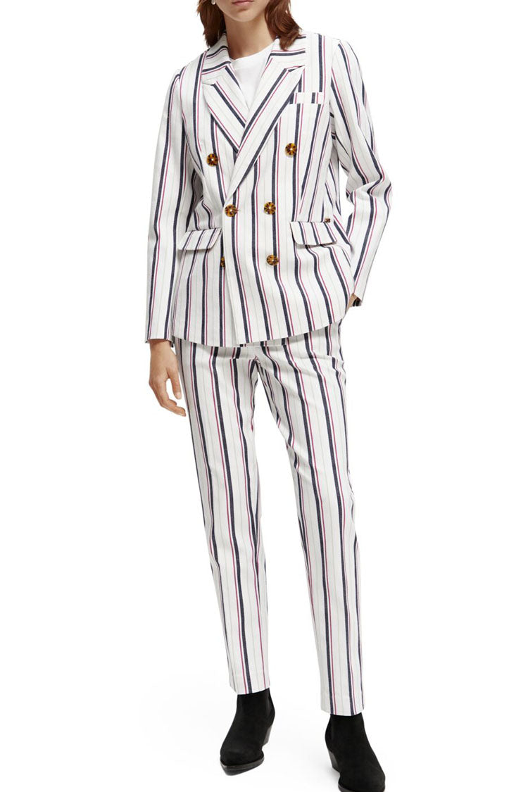 Double Breasted Striped Blazer | FINAL SALE