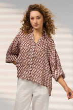 Double Up Shirt in Blush