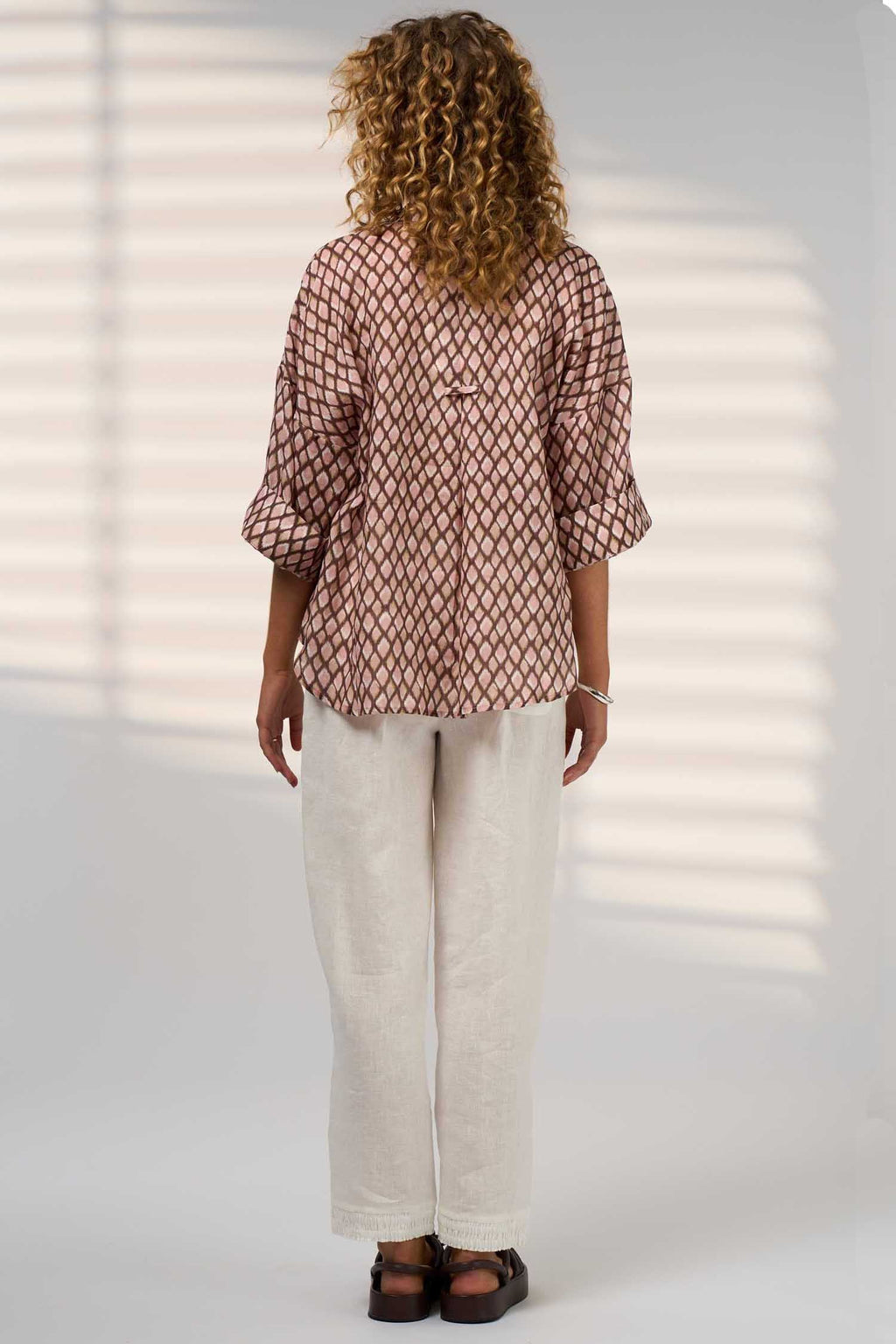 Double Up Shirt in Blush