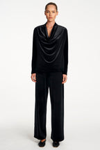 Drape Top in Black | FINAL SALE