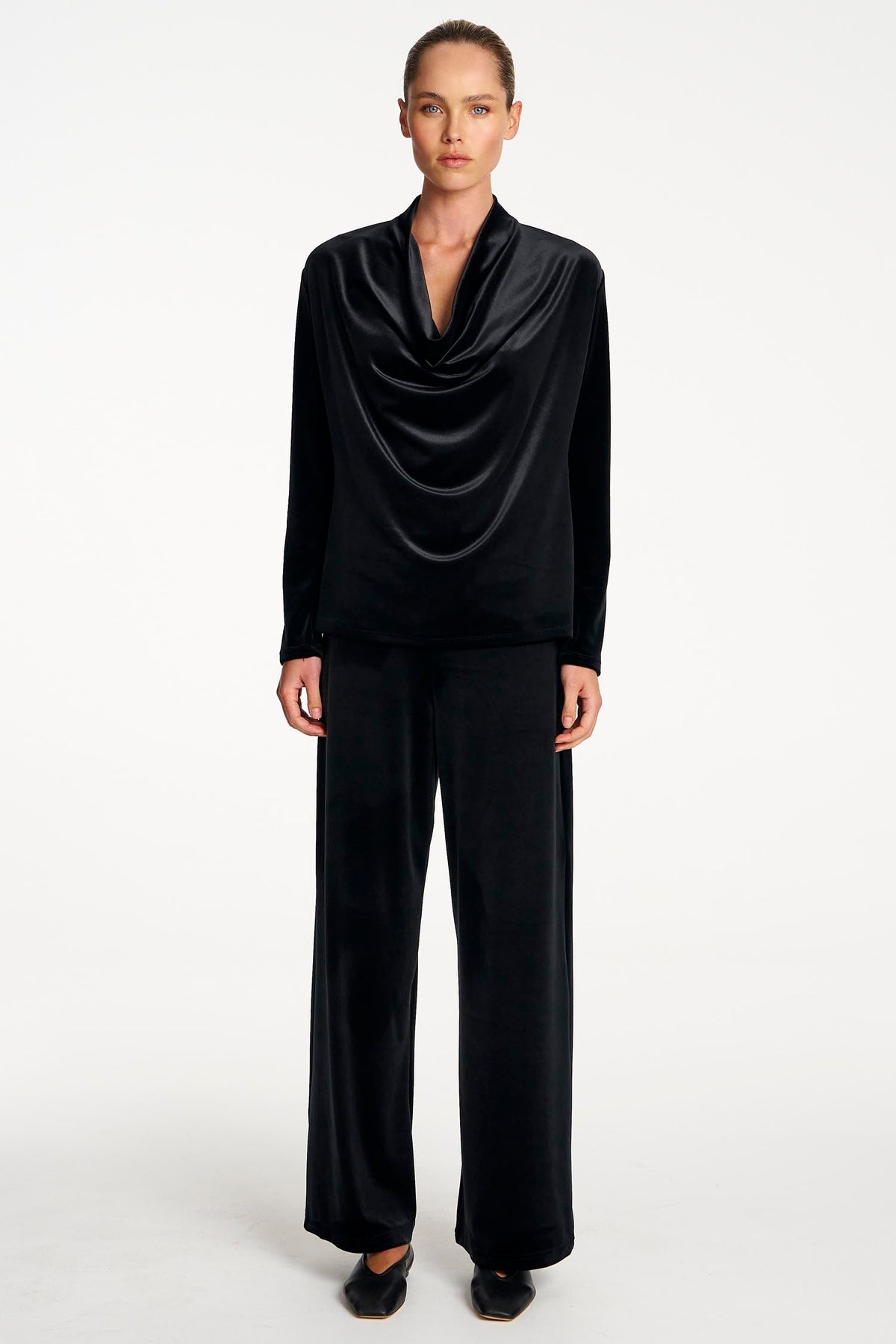 Drape Top in Black | FINAL SALE