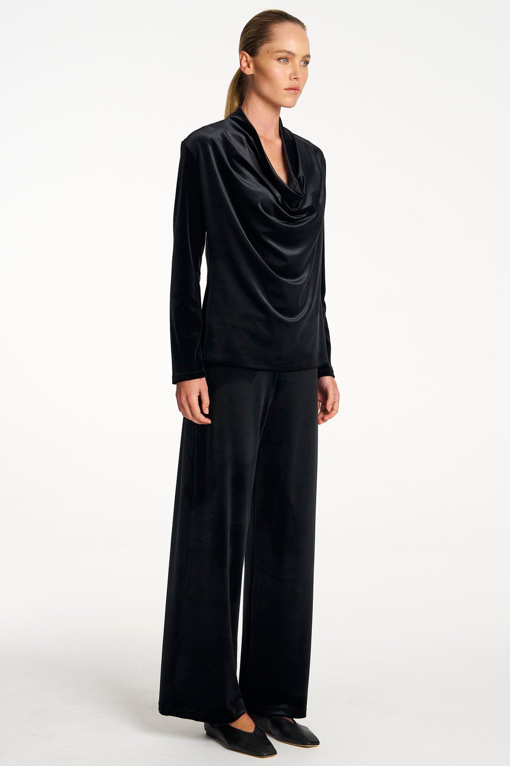 Drape Top in Black | FINAL SALE