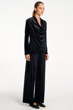 Drape Top in Black | FINAL SALE