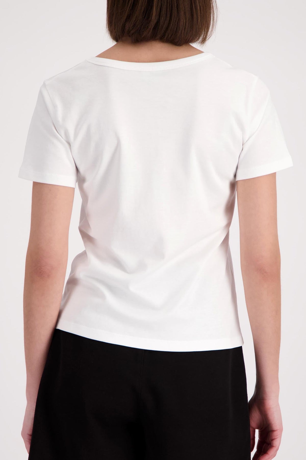 Drawn Women T-Shirt in Cream