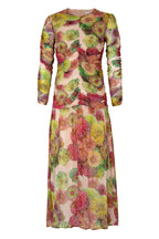 Sugar Rouche Dress in Dahlia Floral | FINAL SALE