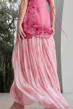 Drop Waist Gown in Horizon