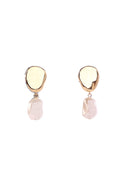 Deena Pearl Earrings in Gold