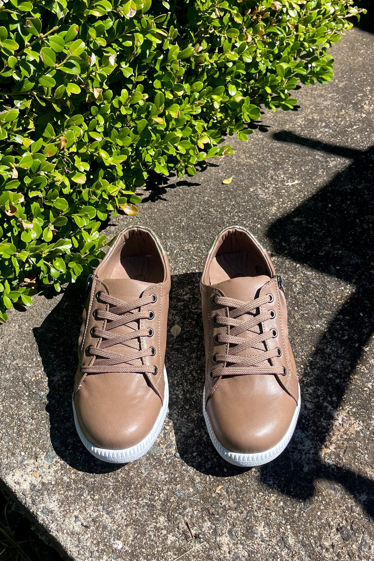 EG06 Leather Sneaker in Mocha