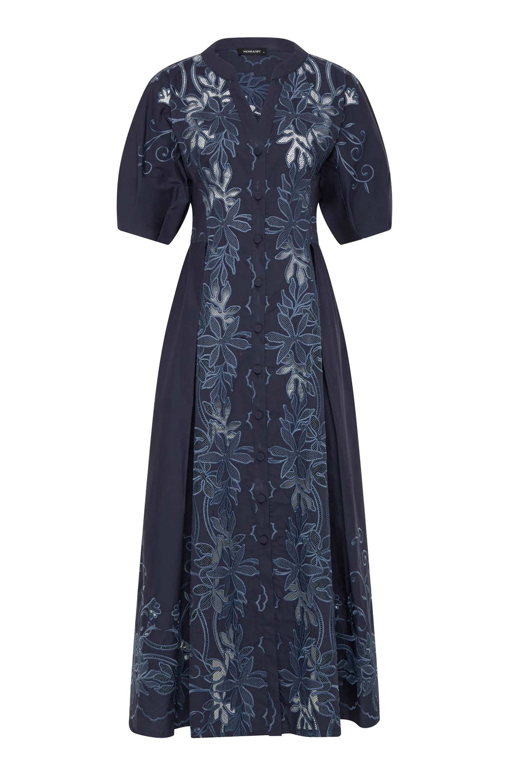 Edwina Shirt Dress in Navy