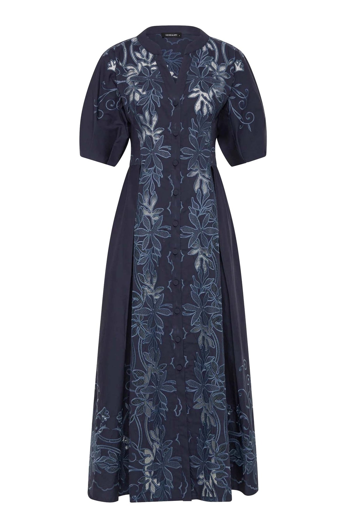 Edwina Shirt Dress in Navy