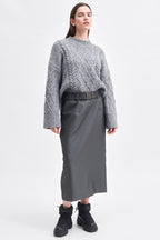 Elegance Long Shine Skirt | FINAL SALE