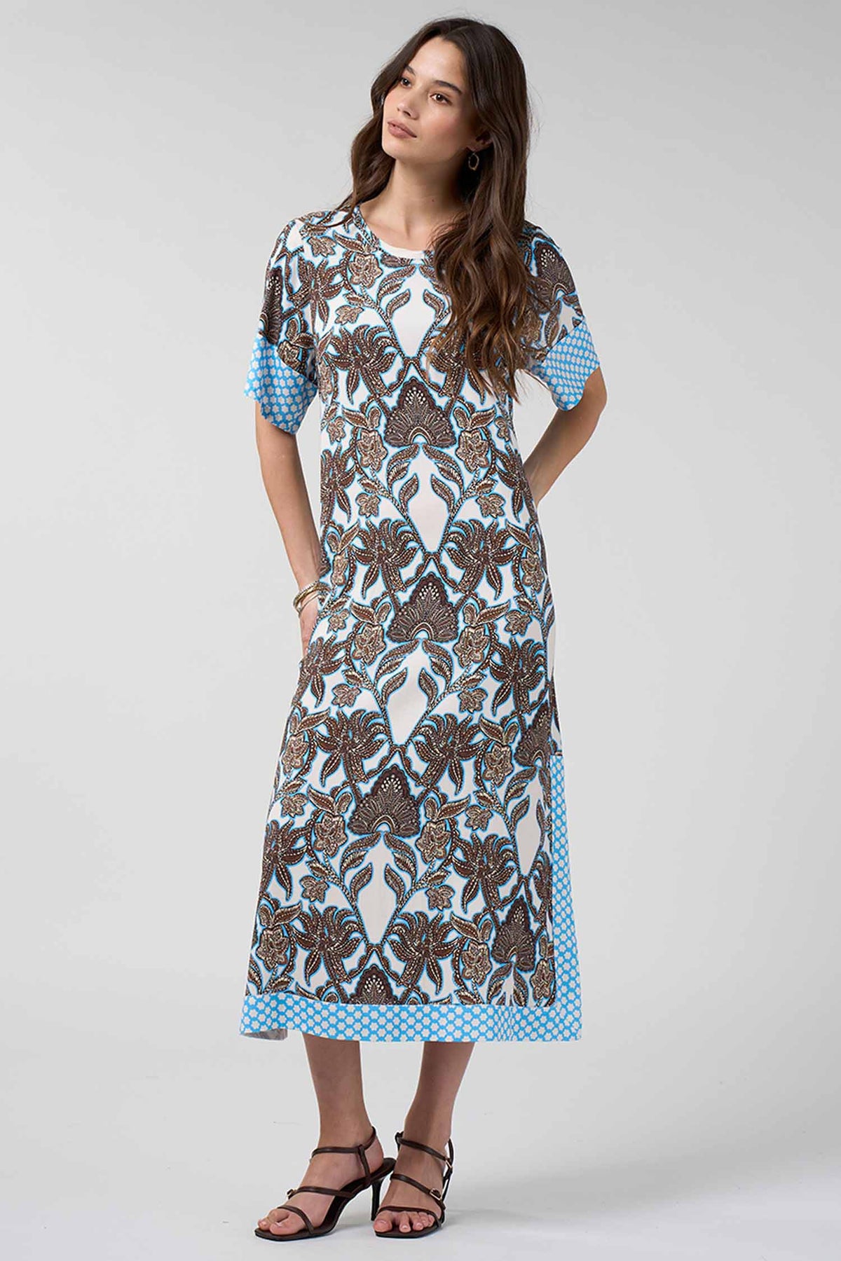 Ella Dress in Silk White