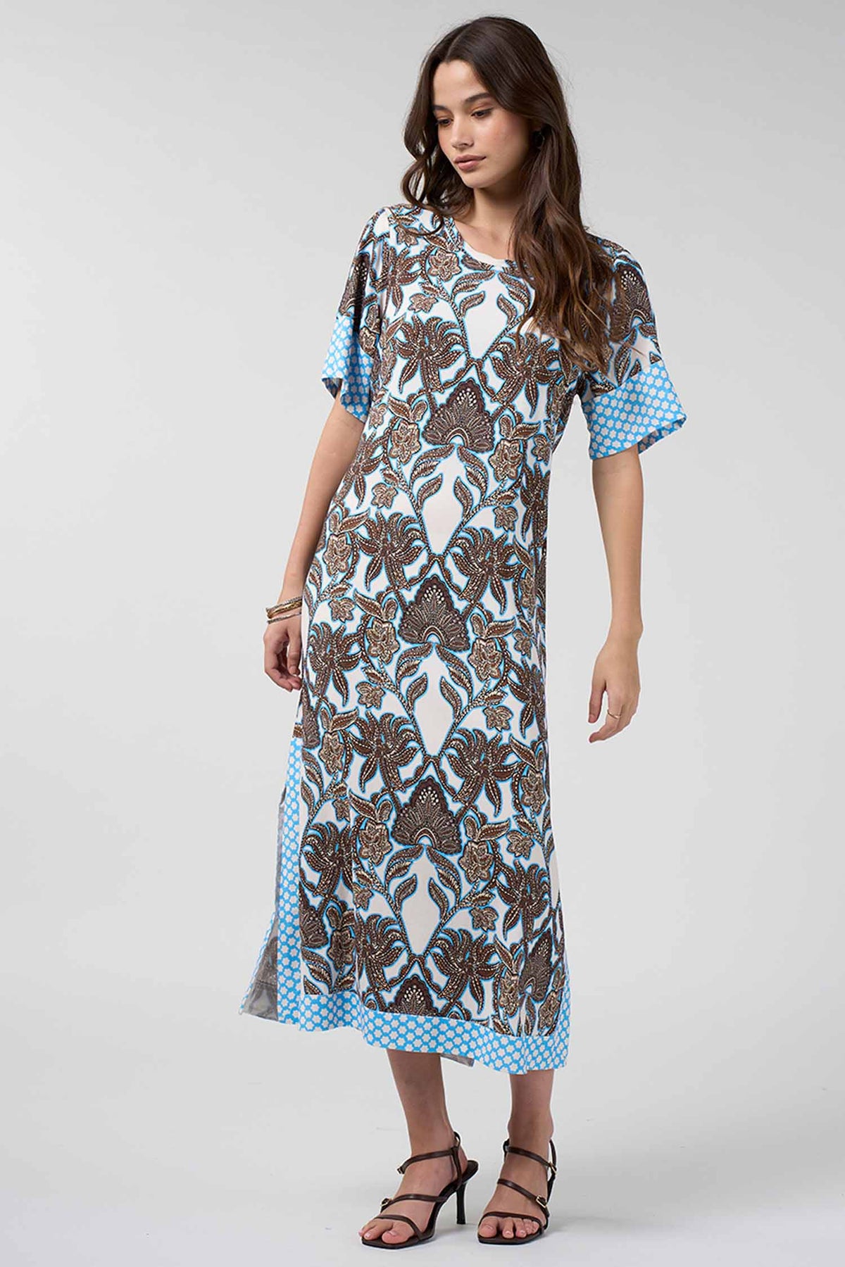 Ella Dress in Silk White