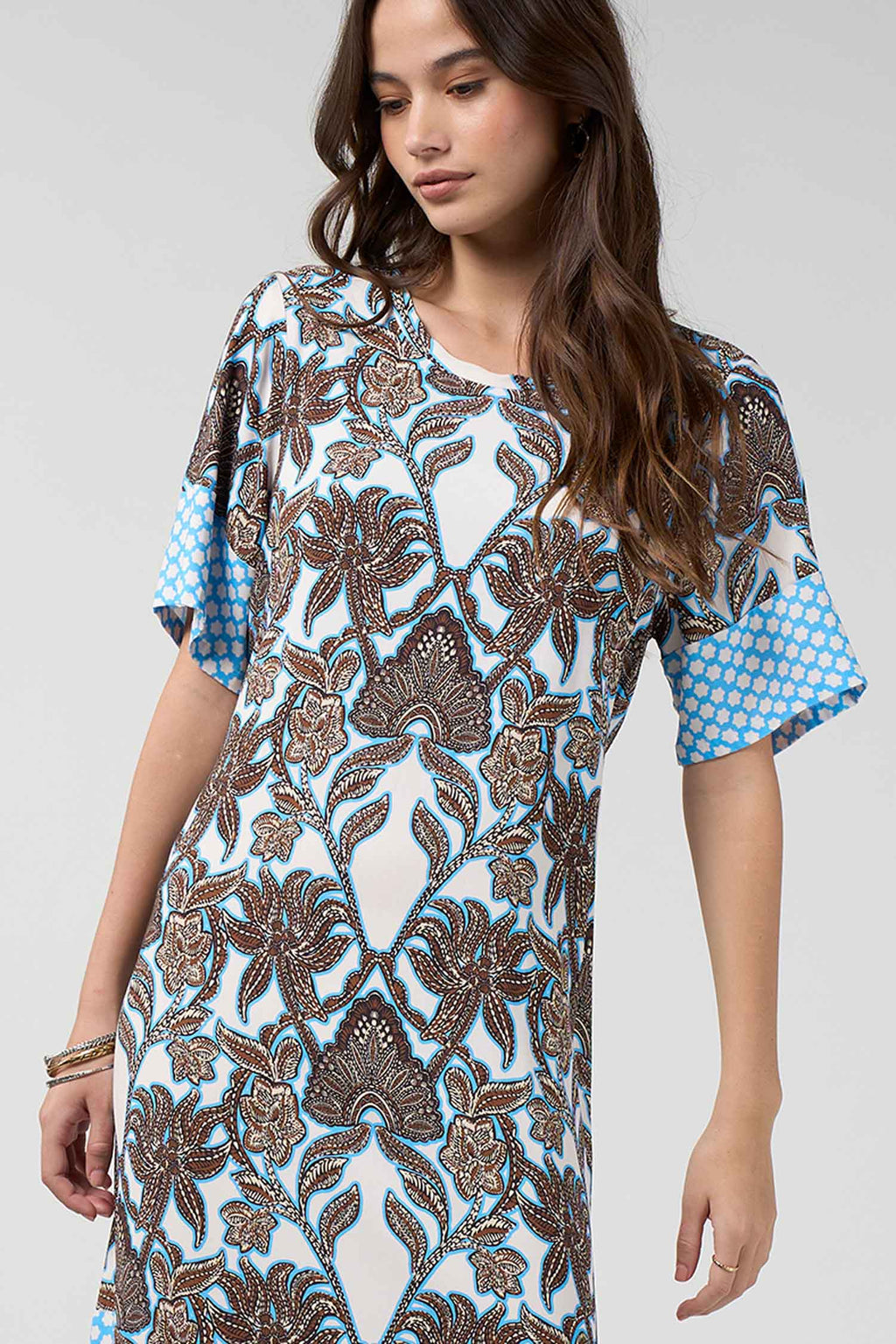 Ella Dress in Silk White