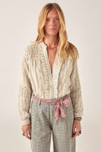 Elta Blouse in Cloud Thread