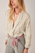 Elta Blouse in Cloud Thread