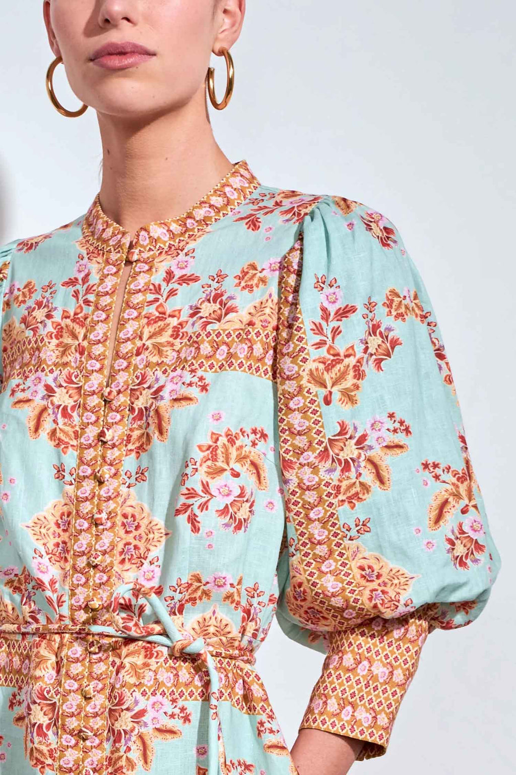 Envelop Dress in Spring Glow