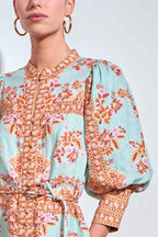 Envelop Dress in Spring Glow
