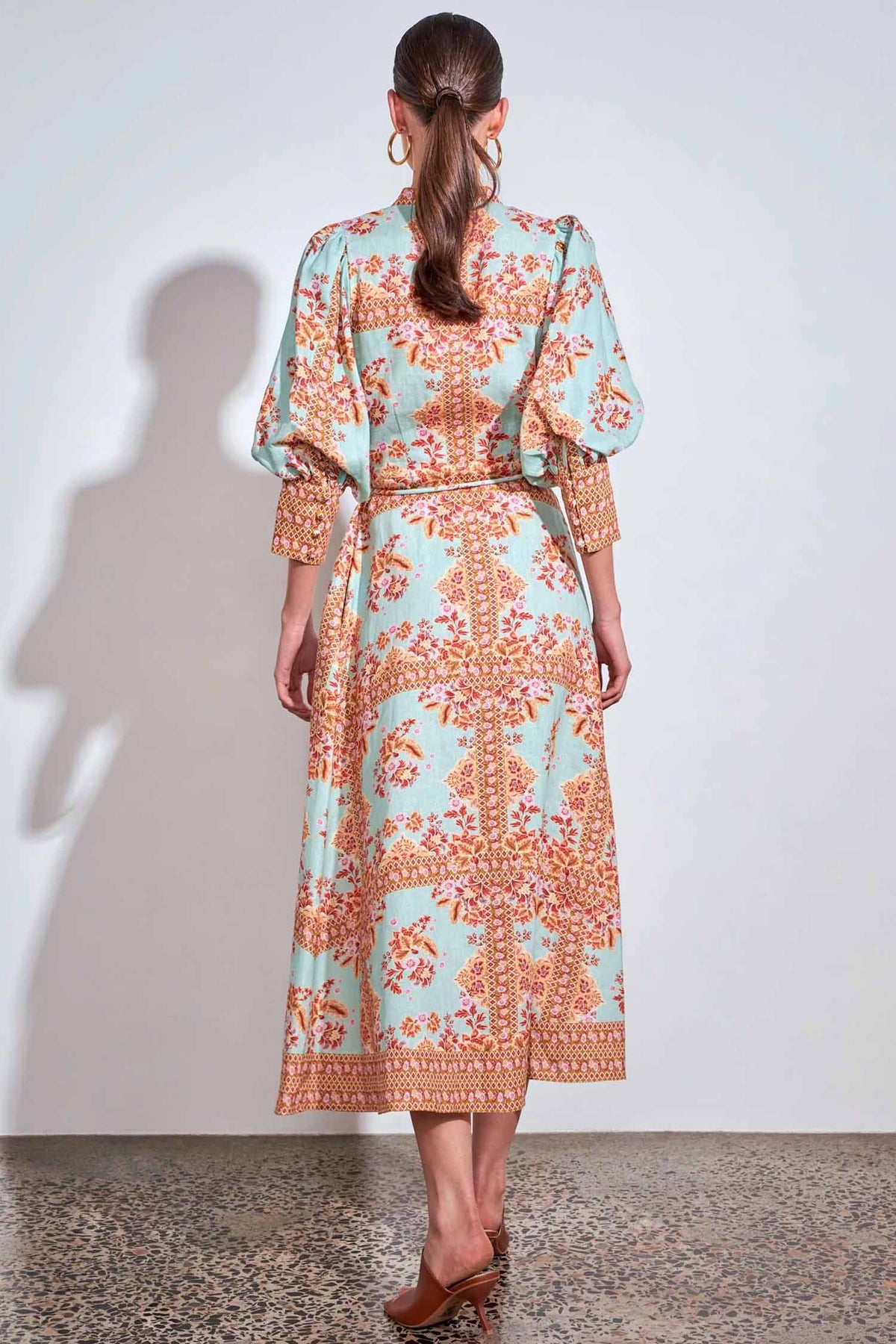 Envelop Dress in Spring Glow