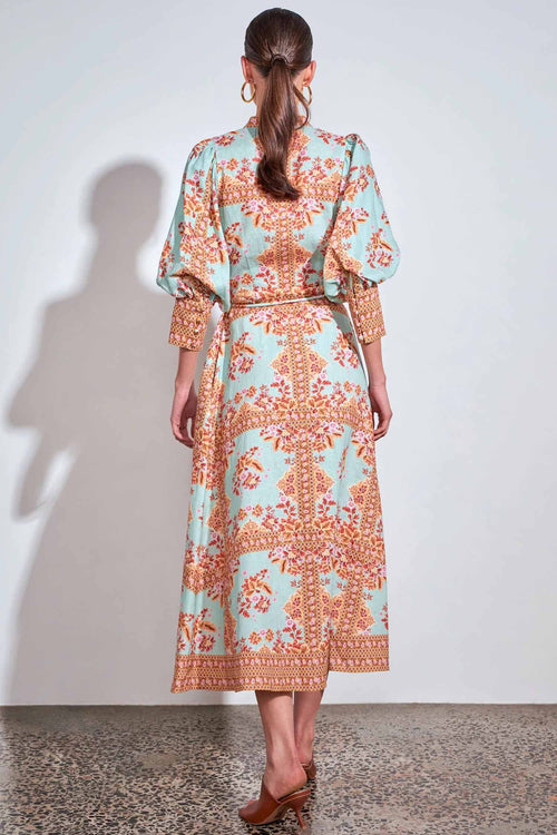Envelop Dress in Spring Glow